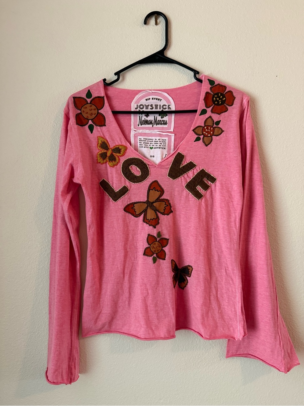 Joystick pink love top